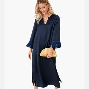 NWT Tuckernuck Navy Fringe Jamie dress